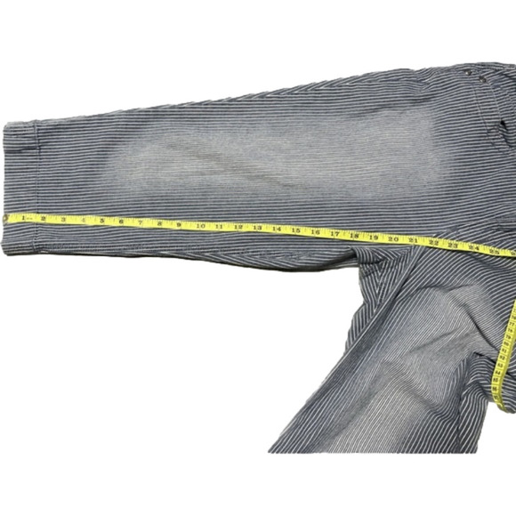 Gloria Vanderbilt Striped Denim Cropped Women’s Pants (Sz 12) - Picture 12 of 12